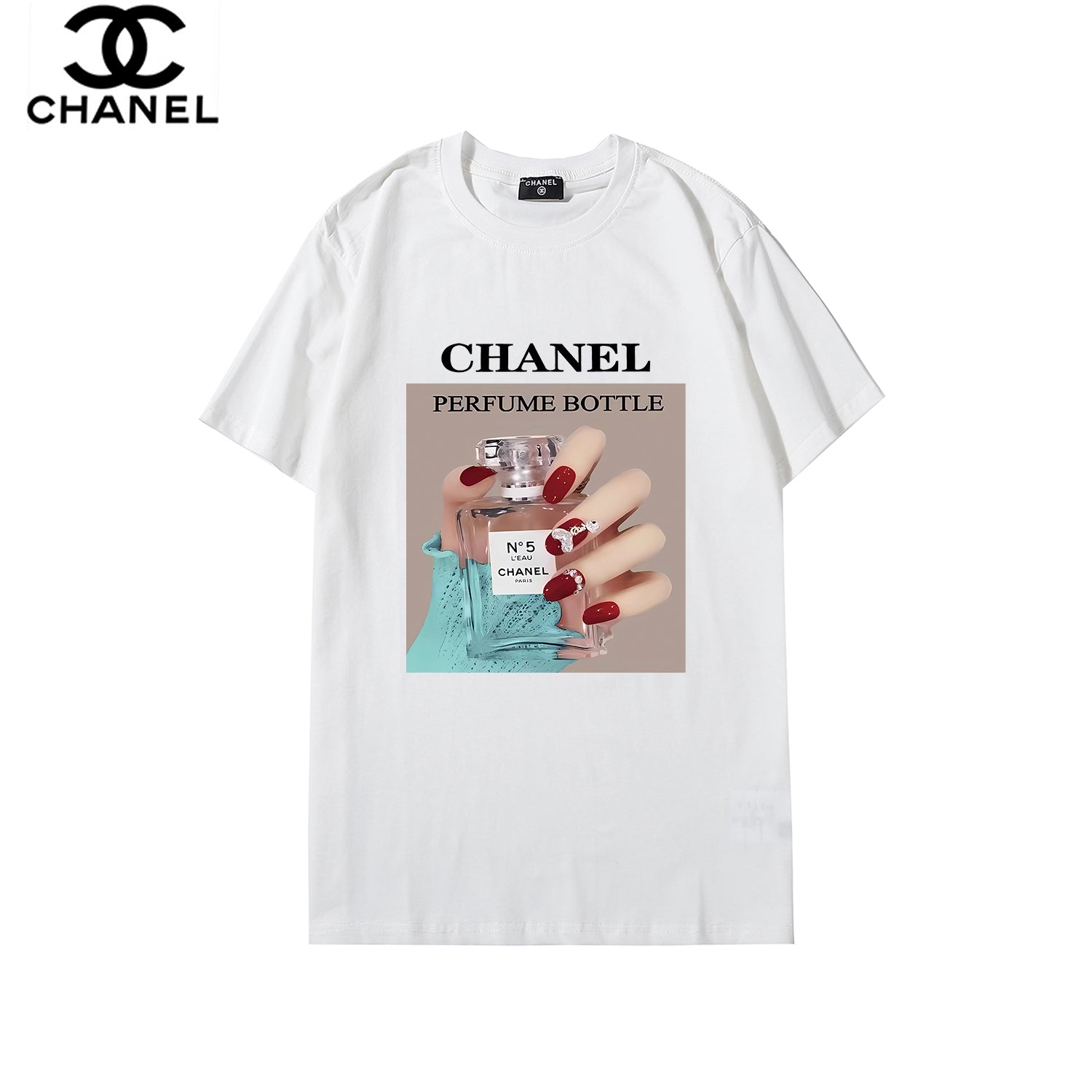 【CHANEL】2枚目半額！ロゴプリントTシャツ ホワイト