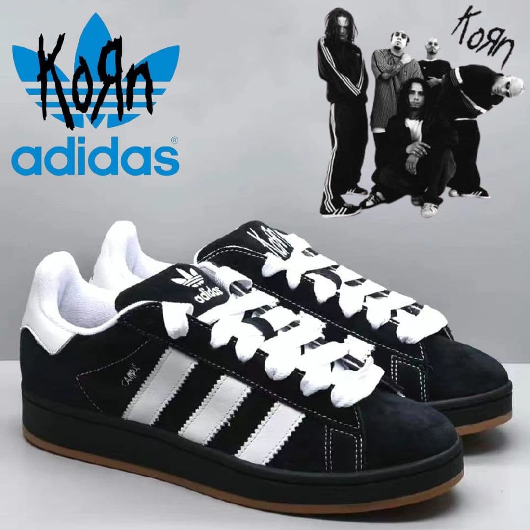 海外2023年10月27日発売予定！新メタルバンドKornとAdidasのコラボモデル！Korn × adidas Originals