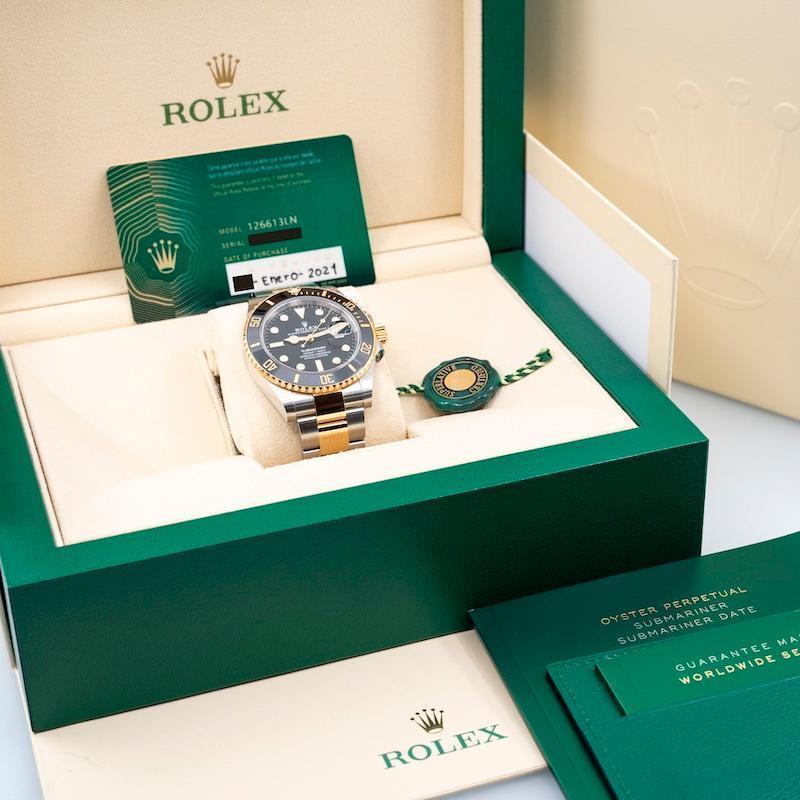 ROLEX サブマリーナー 自動巻き ブラック 文字盤 m126613ln-0002