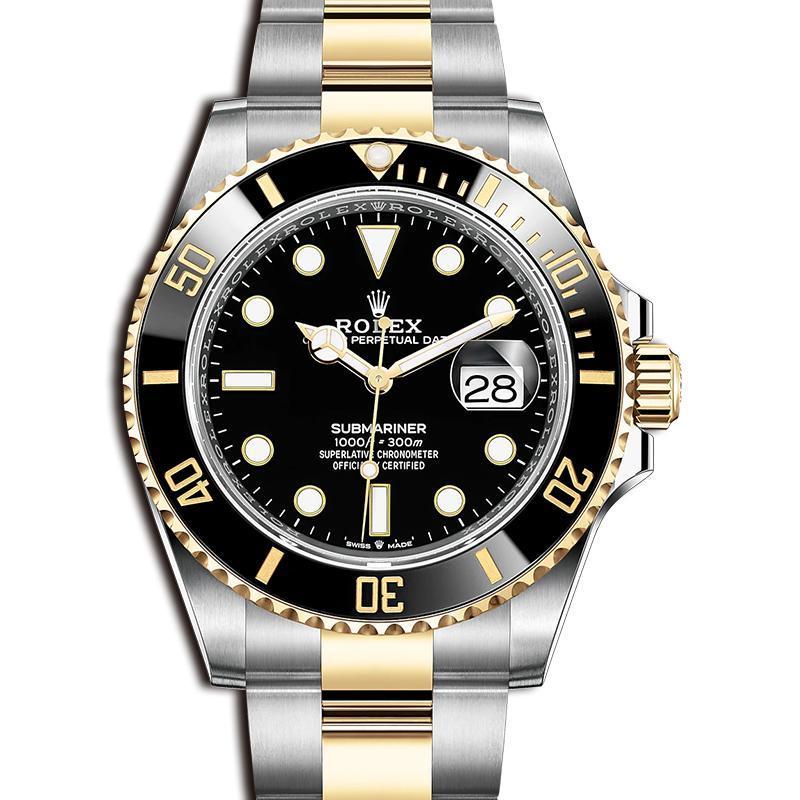 ROLEX サブマリーナー 自動巻き ブラック 文字盤 m126613ln-0002