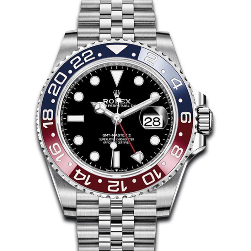 ROLEX GMTマスター II m126710BLRO-0001ブルーレッド