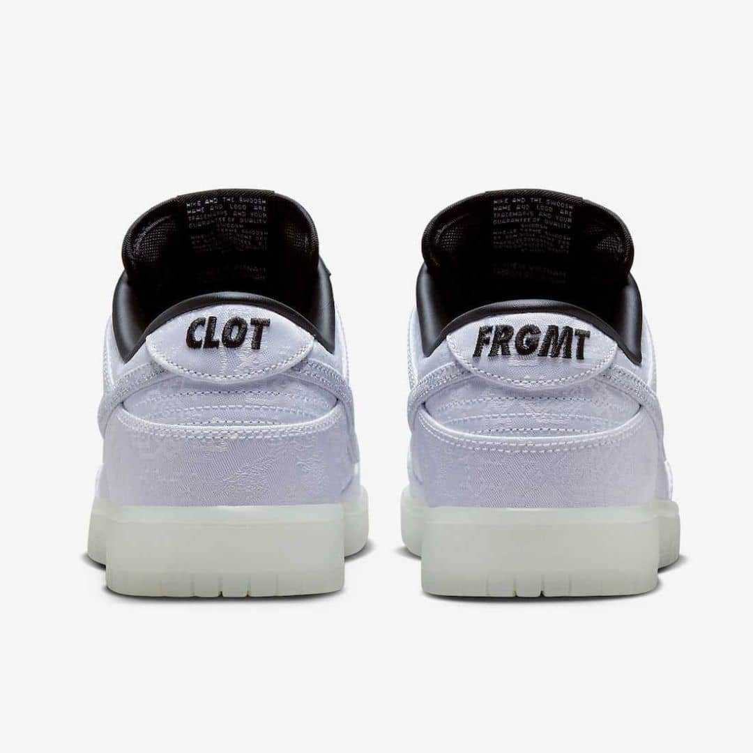 【在庫限り】5/19・5/20発売｜CLOT × Fragment × Dunk Low "White/Black"★超人気！■男女兼用🔥お見逃しなく！