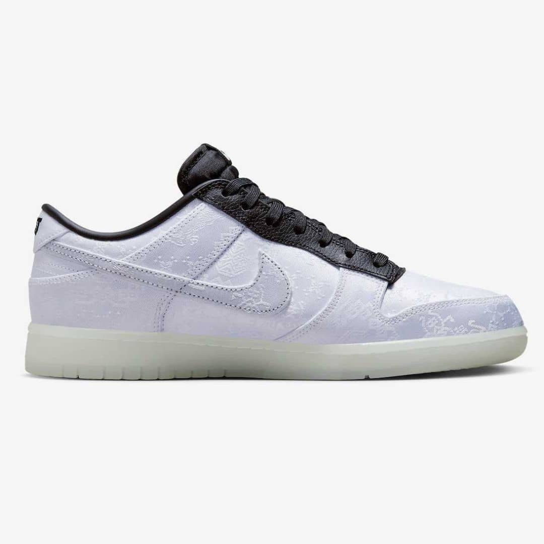 【在庫限り】5/19・5/20発売｜CLOT × Fragment × Dunk Low "White/Black"★超人気！■男女兼用🔥お見逃しなく！