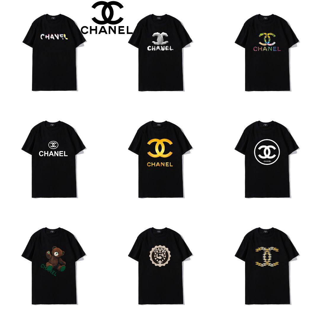 【CHANEL】2枚目半額！ロゴプリントTシャツ ブラック