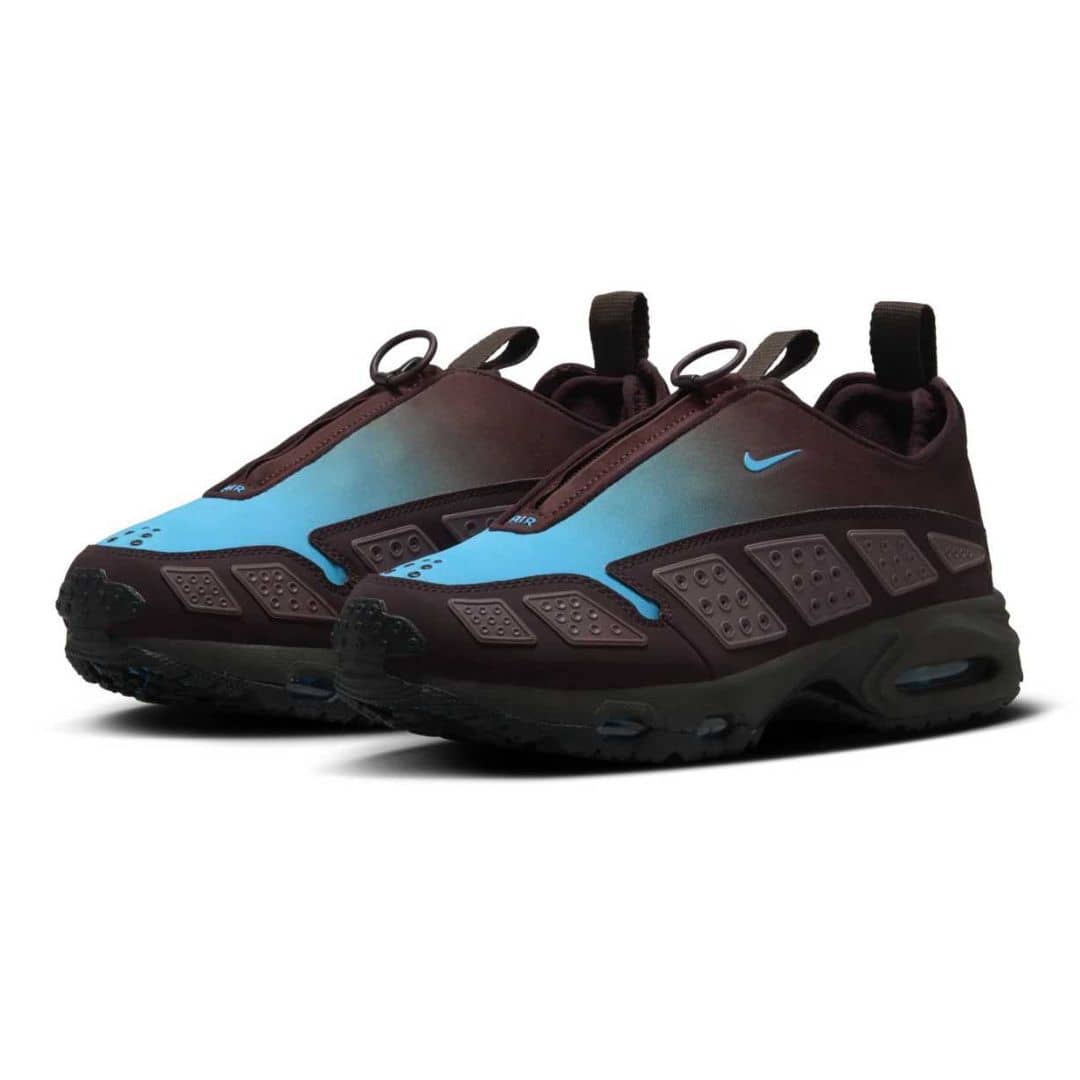 【12/6発売】Nike Air Max SNDRハイテクスニーカーから新カラーが登場！◆男女共用"Burgundy Crush and Baltic Blue"