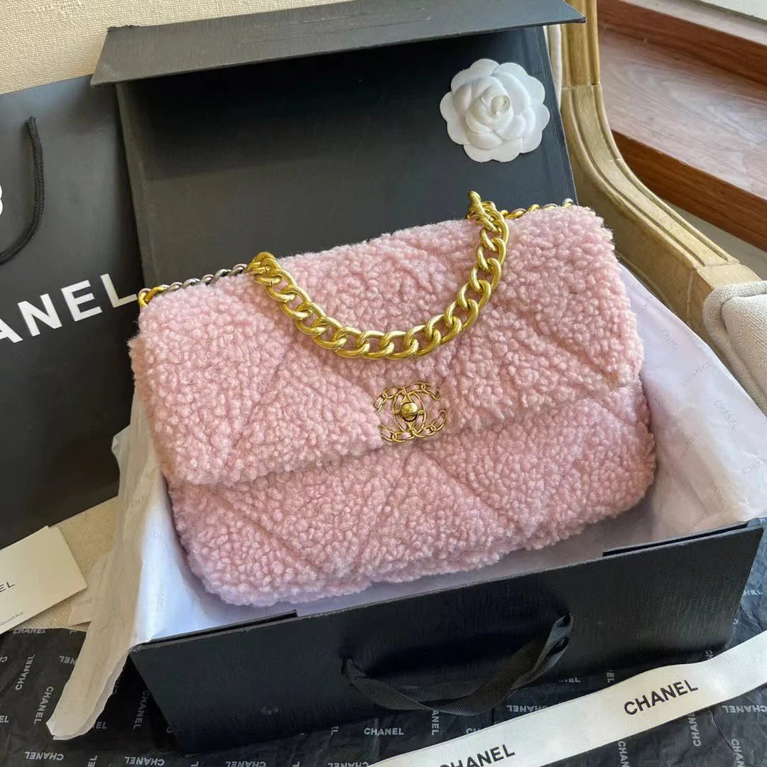 【22秋冬新作 】CHANEL19  ハンドバッグ ラムズウール