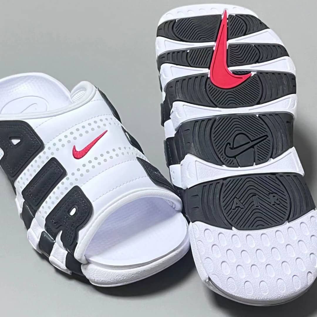 【NIKE在庫限り】最新作！国内7月25日より発売★「Air More Uptempo Slide “Olympic”」エアクッションサンダル🔥夏のマストアイテム☆お早めに！