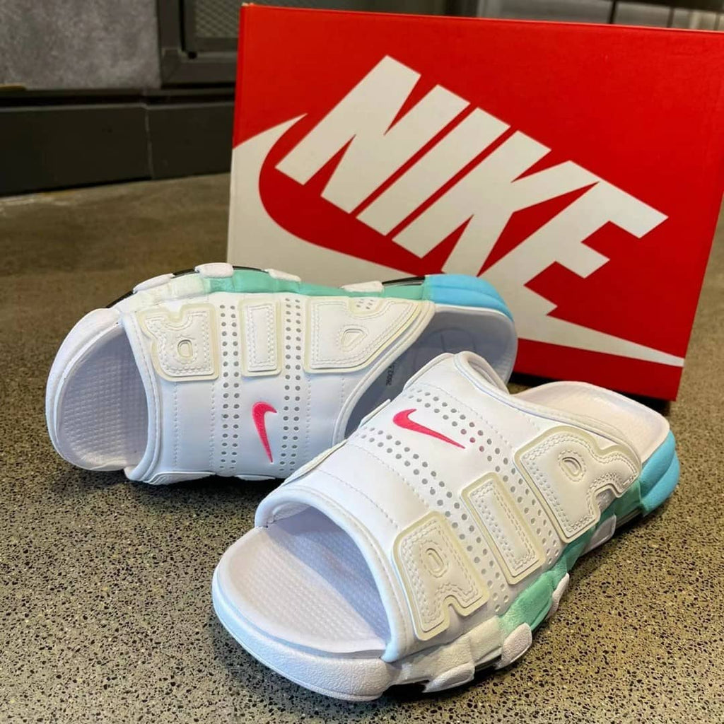 【NIKE在庫限り】最新作！国内7月25日より発売★「Air More Uptempo Slide “Olympic”」エアクッションサンダル🔥夏のマストアイテム☆お早めに！