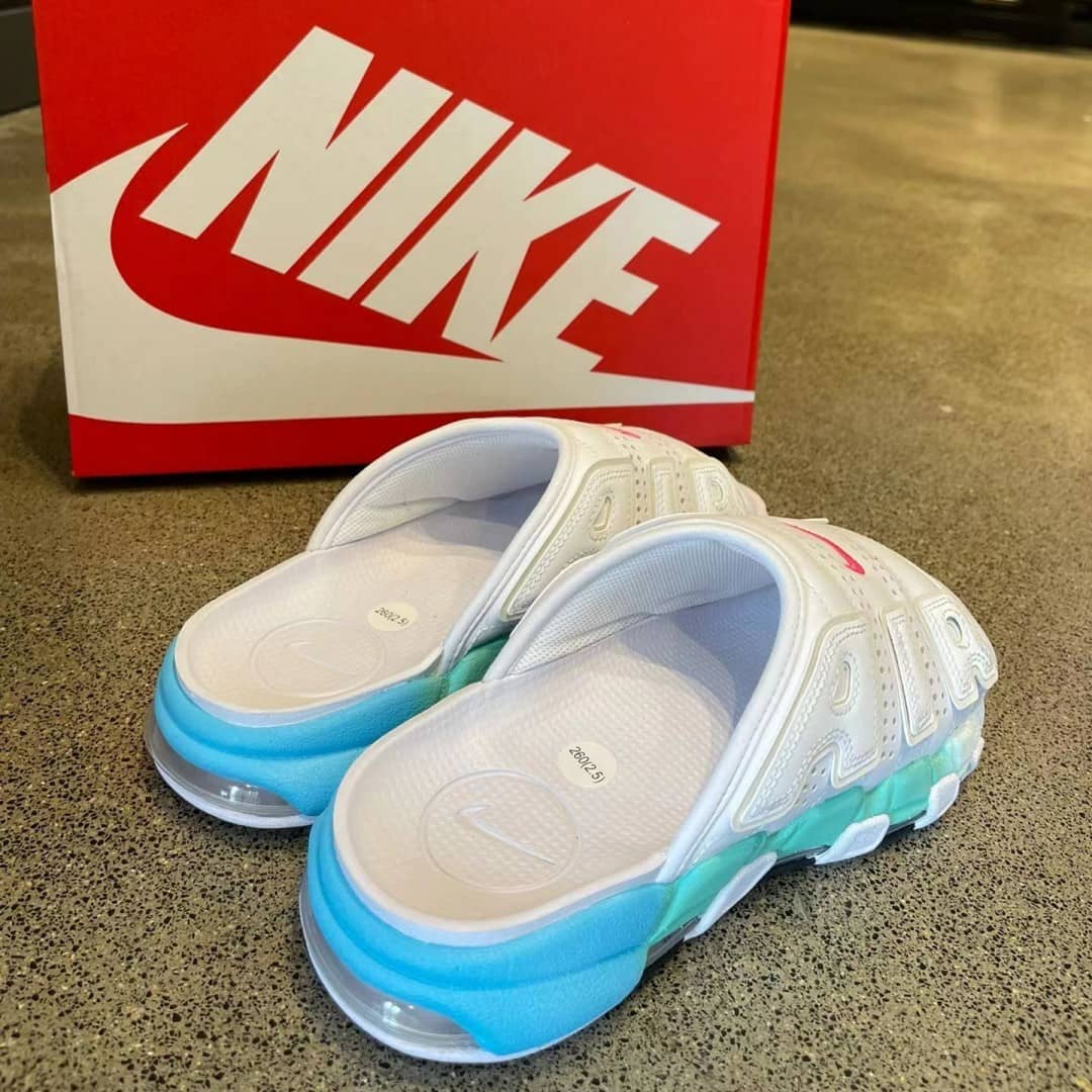 【NIKE在庫限り】最新作！国内7月25日より発売★「Air More Uptempo Slide “Olympic”」エアクッションサンダル🔥夏のマストアイテム☆お早めに！