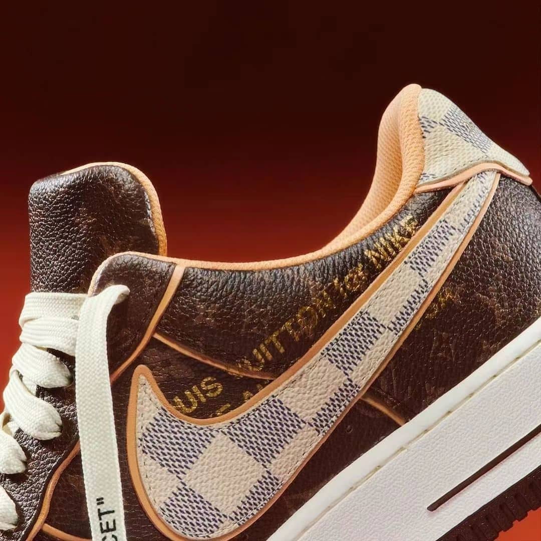 【LOUIS VUITTON X NIKE 限定出荷！】世界が欲しがる伝説の１足！Louis Vuitton × Air Force 1🔥お見逃しなく！