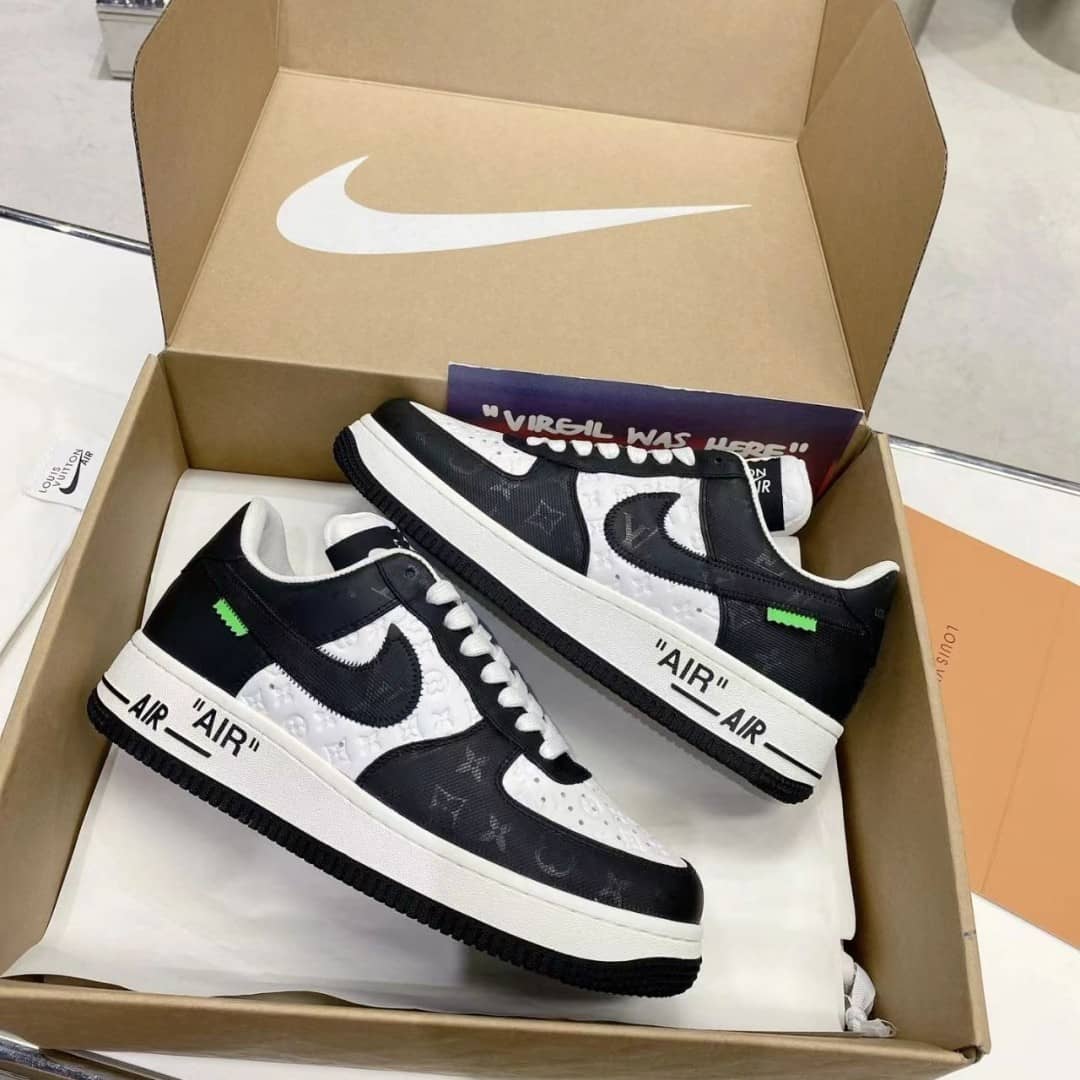 【LOUIS VUITTON X NIKE 限定出荷！】世界が欲しがる伝説の１足！Louis Vuitton × Air Force 1🔥お見逃しなく！