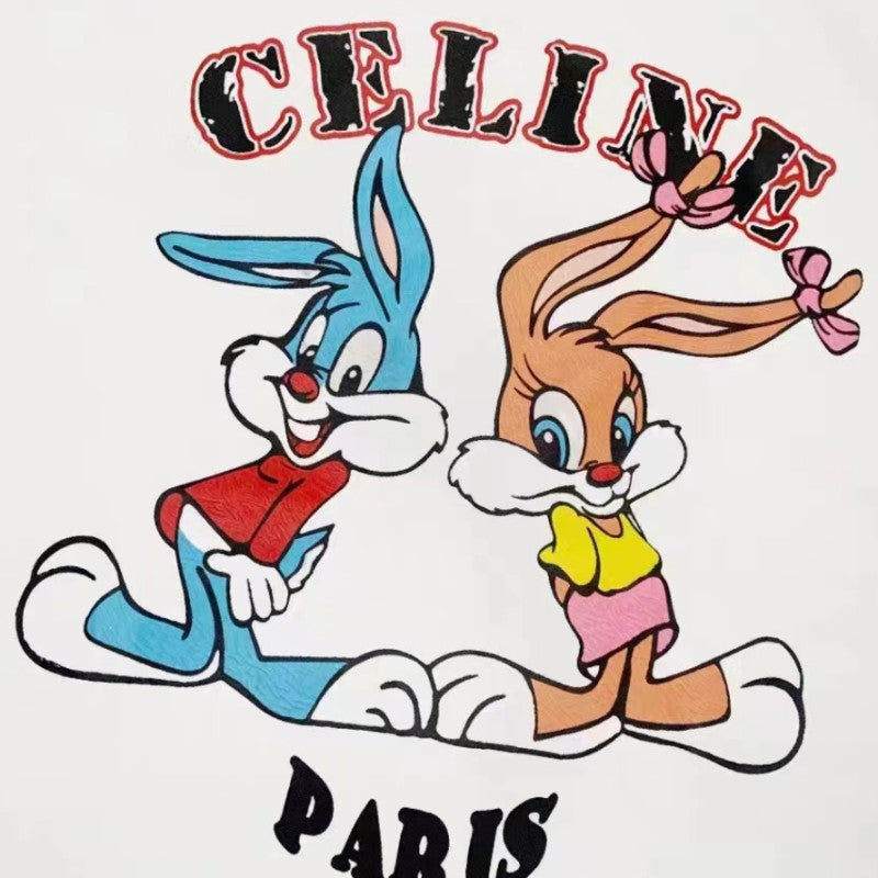 【CELINE】2023年限定販売！2枚目半額！☆ クルーネックラビット半袖Tシャツ