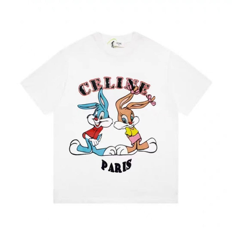 【CELINE】2023年限定販売！2枚目半額！☆ クルーネックラビット半袖Tシャツ