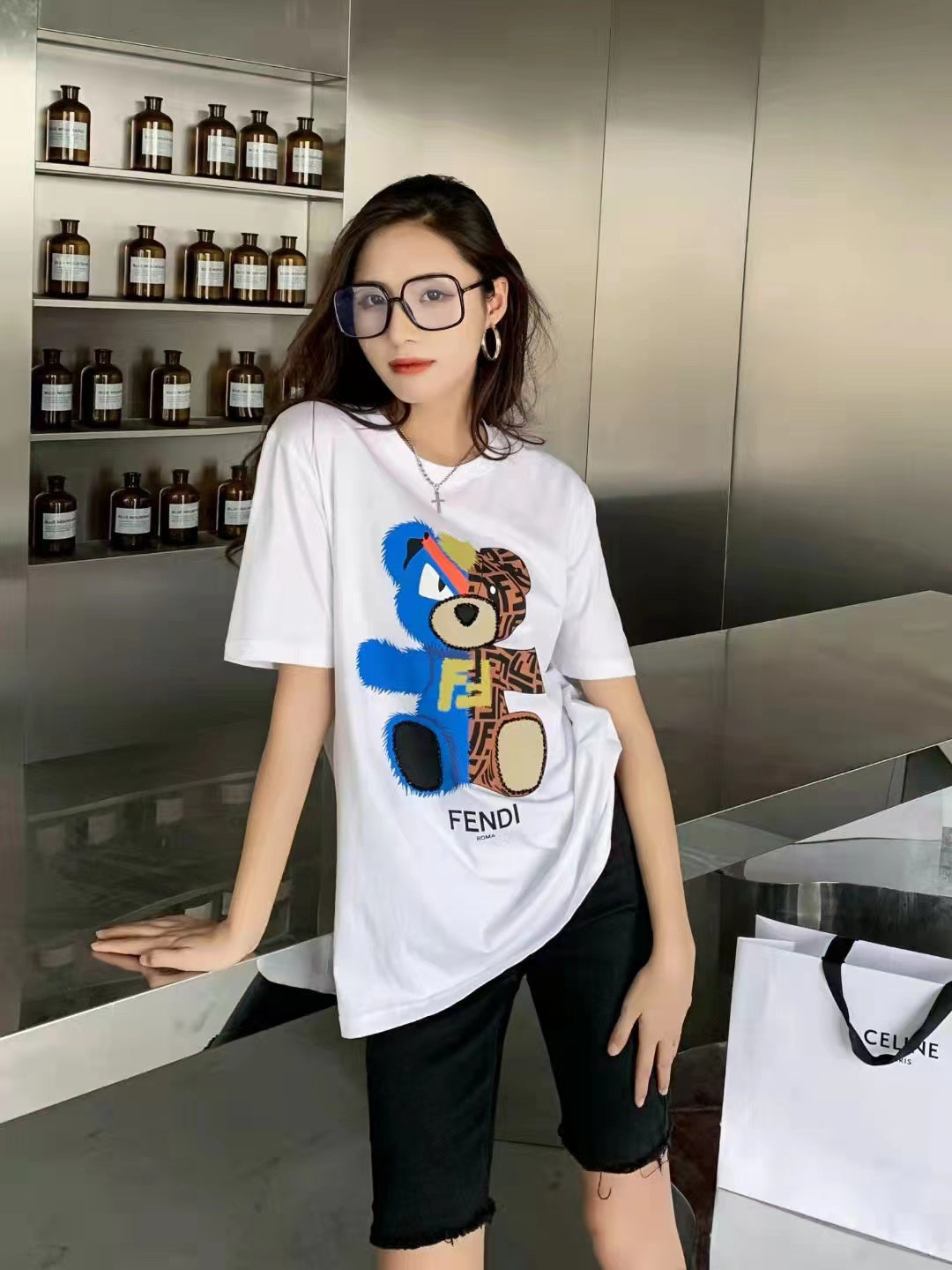 【FENDI】2枚目半額！ 新作 TEDDY BEAR Tシャツ
