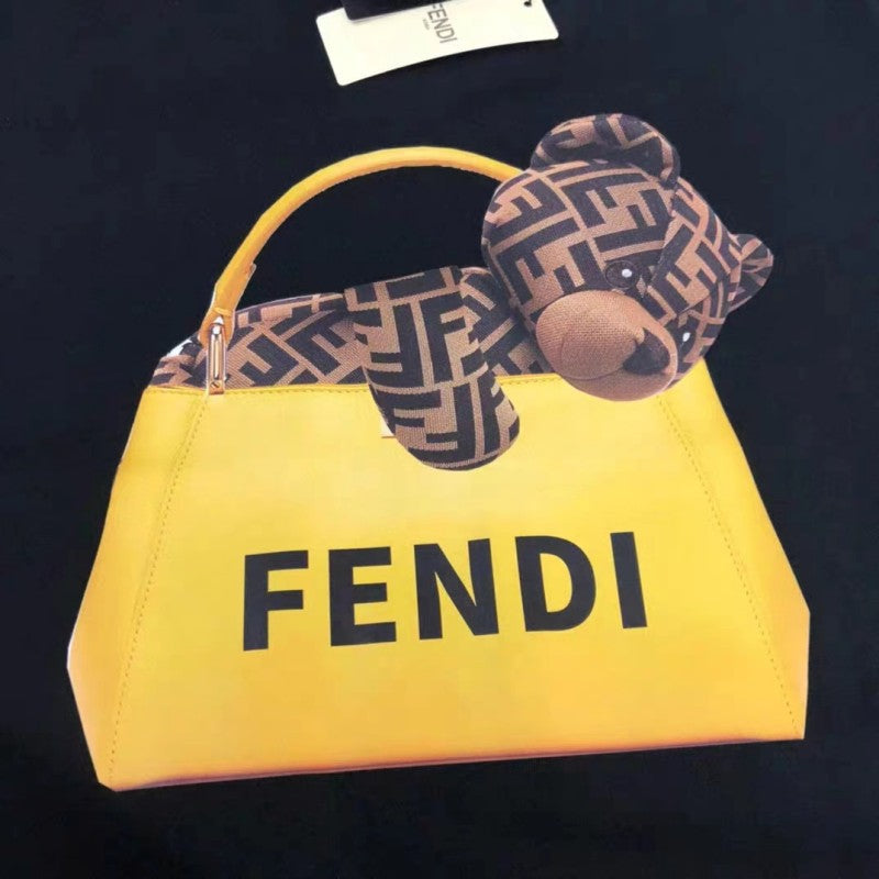 【FENDI】2枚目半額！ 新作 ハンドバッグ・ベア Tシャツ