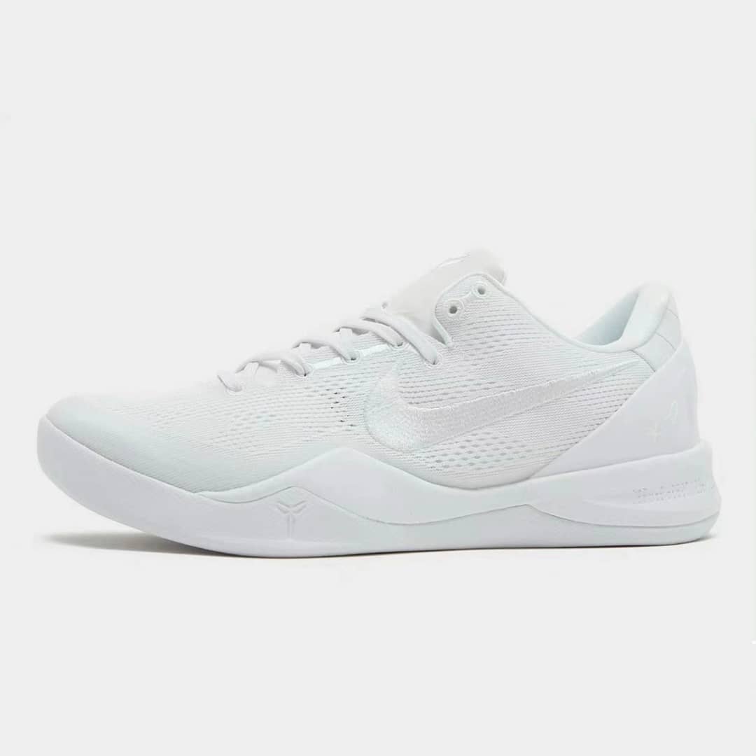 海外8月24日発売予定！❤️Kobe 8 Protro "Triple White"新色が登場！🔥限定発売、お見逃しなく！