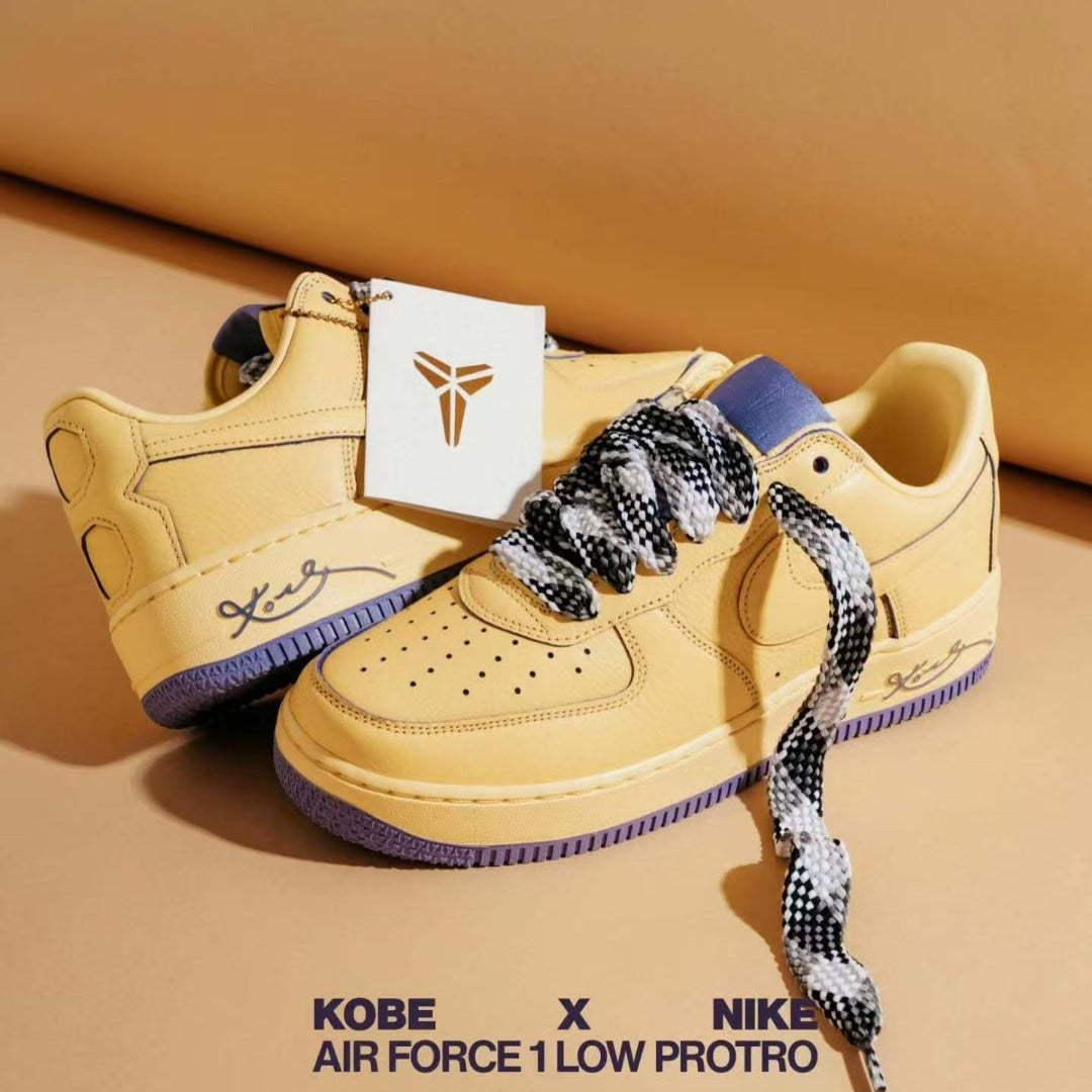 海外6月24日発売予定！❤️カービーに捧ぐ！Kobe  × Nike Air Force 1 Low Protro🔥限定発売、お見逃しなく！
