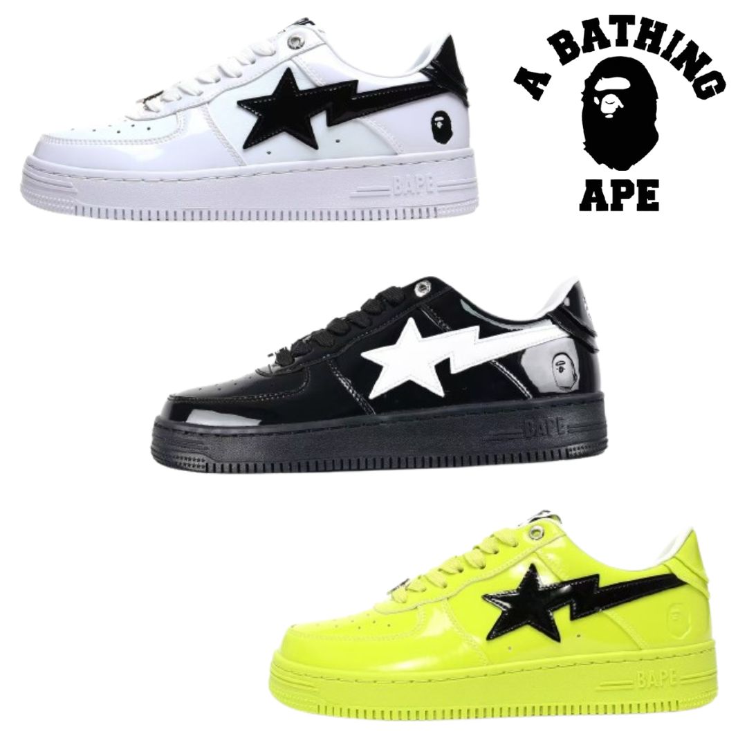 【BAPE】2025新作！人気新色が登場！BAPE x Air Force 1 Sta Lowスニーカー