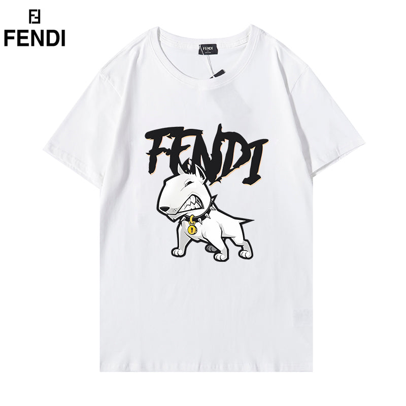【FENDI】2枚目半額！ 新作 複数のキャラクター Tシャツ