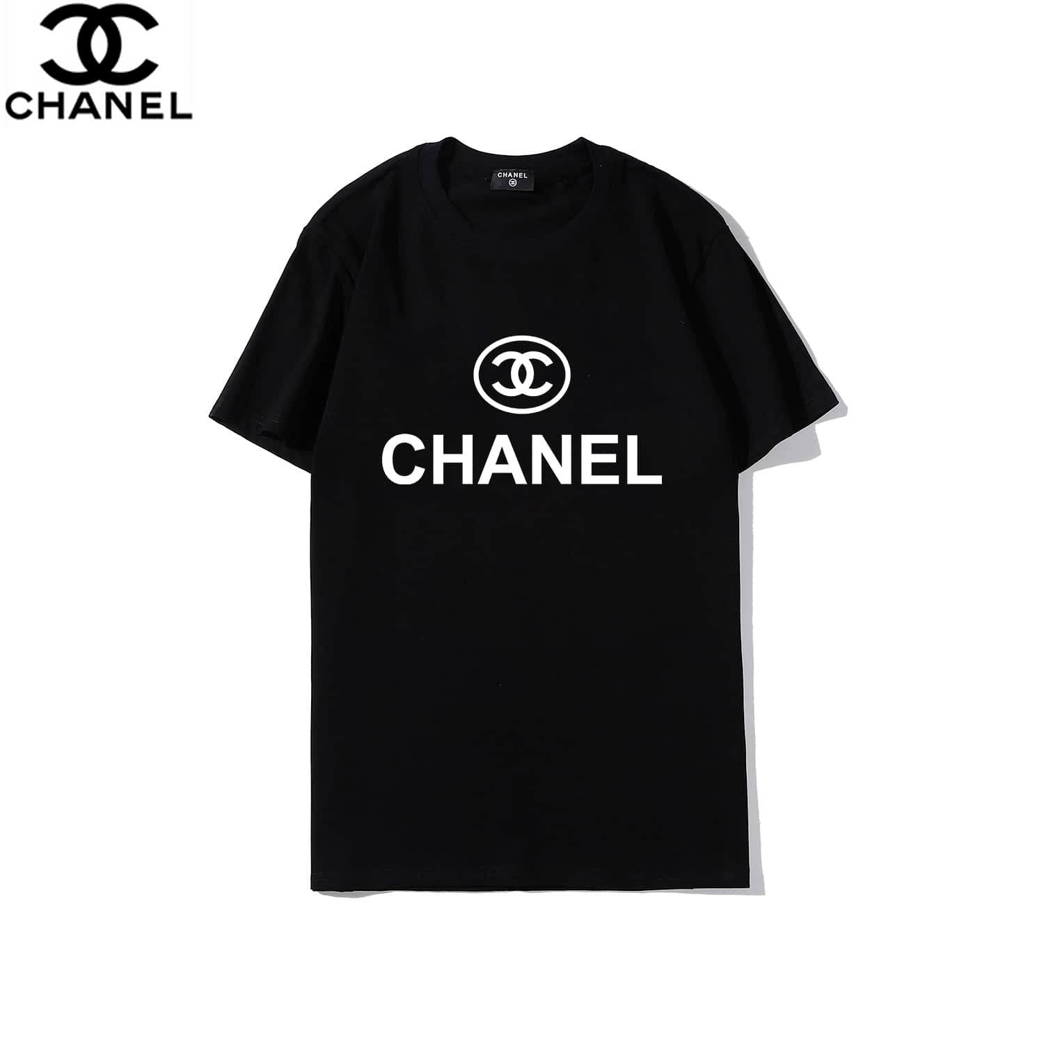 【CHANEL】2枚目半額！ロゴプリントTシャツ ブラック
