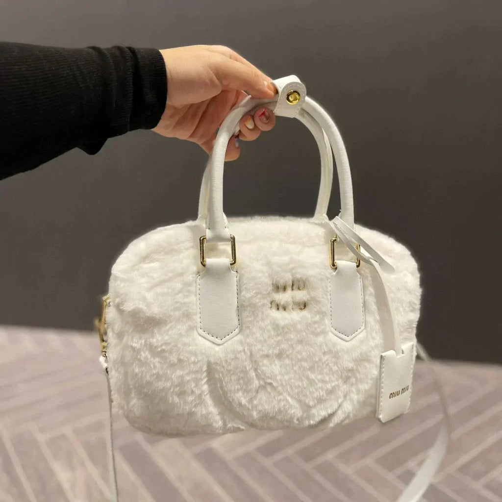 【2022秋冬新作】MIUMIU Groove モコモコが可愛い ハンドバッグ