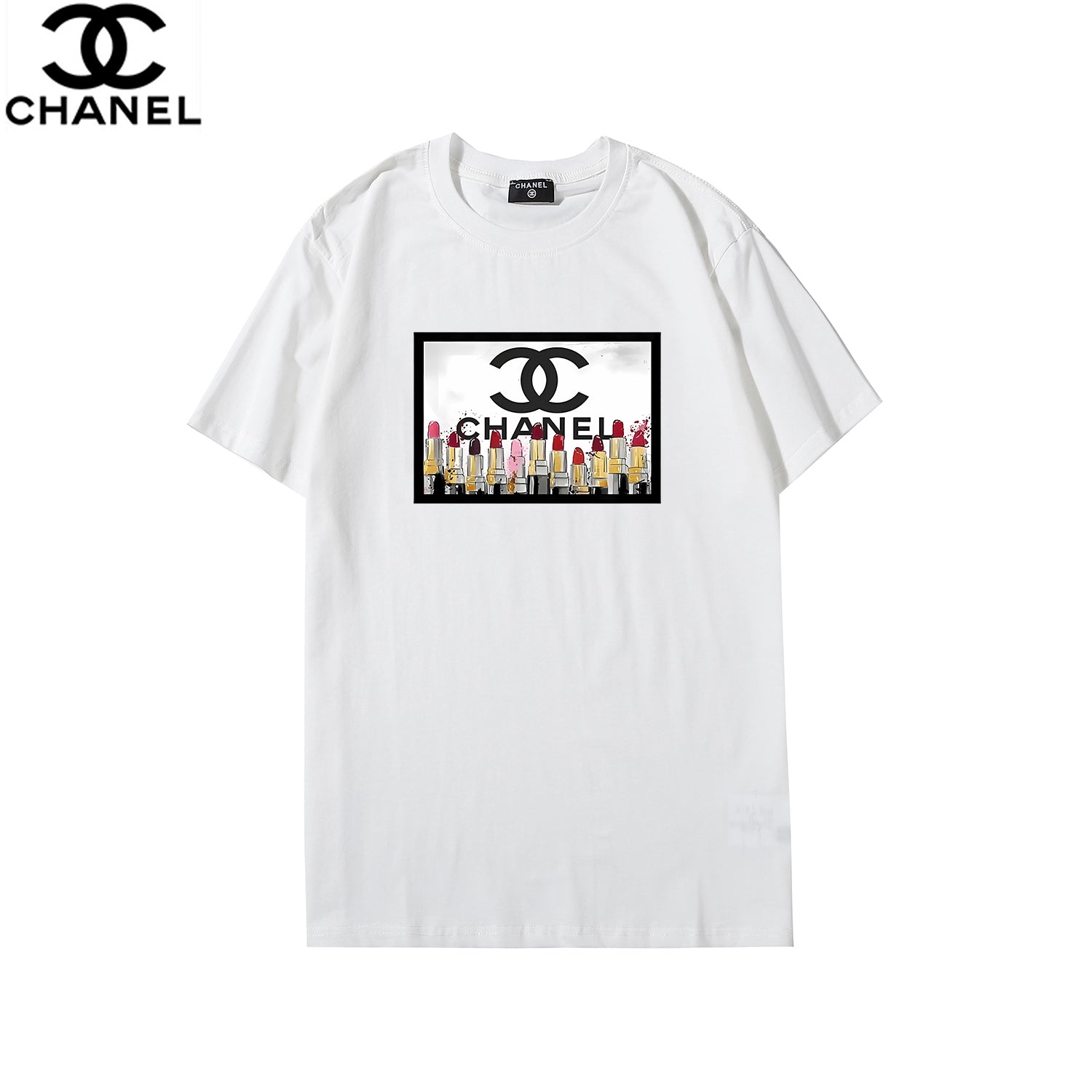 【CHANEL】2枚目半額！ロゴプリントTシャツ ホワイト