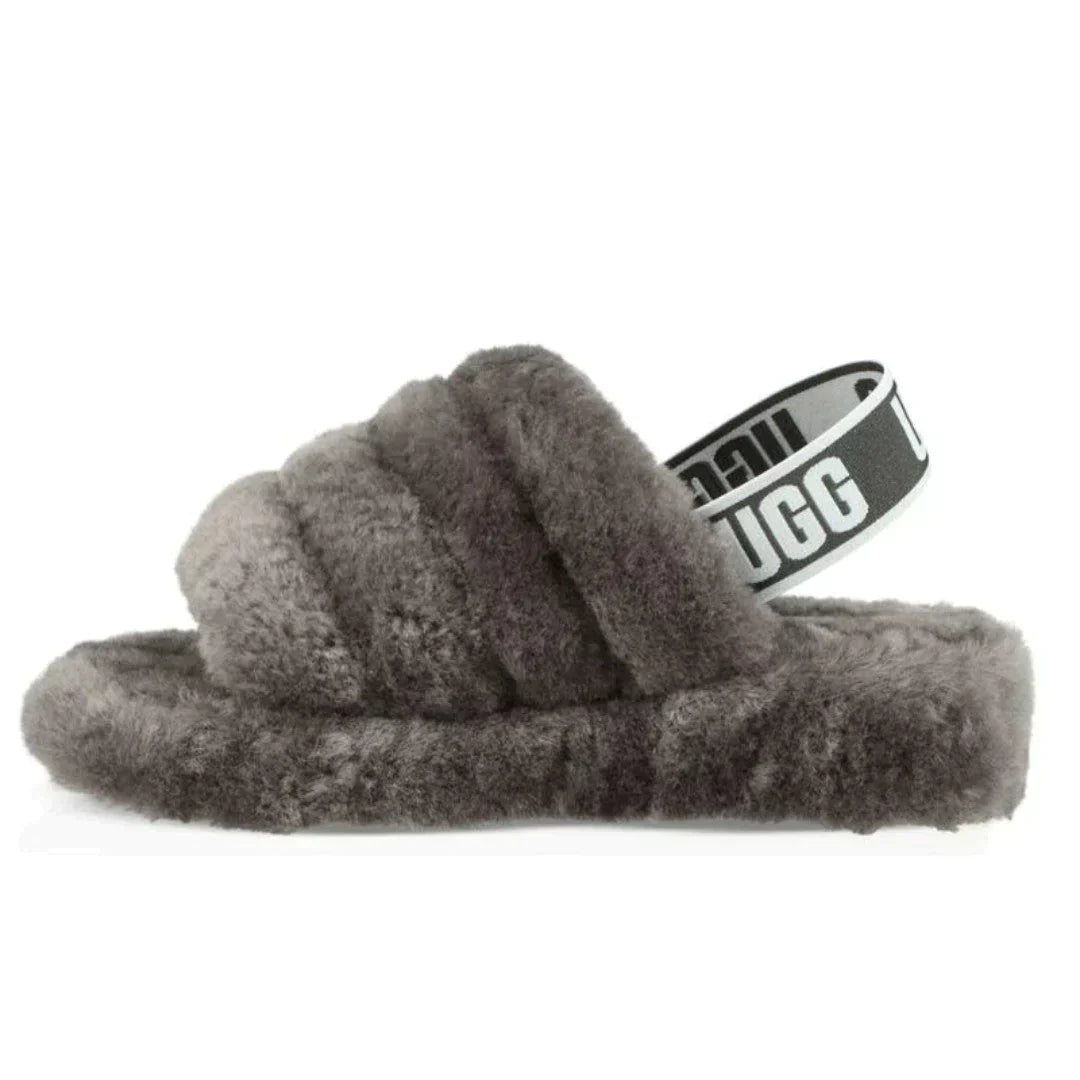 雑誌掲載！★今季大人気！【UGG】軽量厚底♡FLUFF YEAH SLIDE