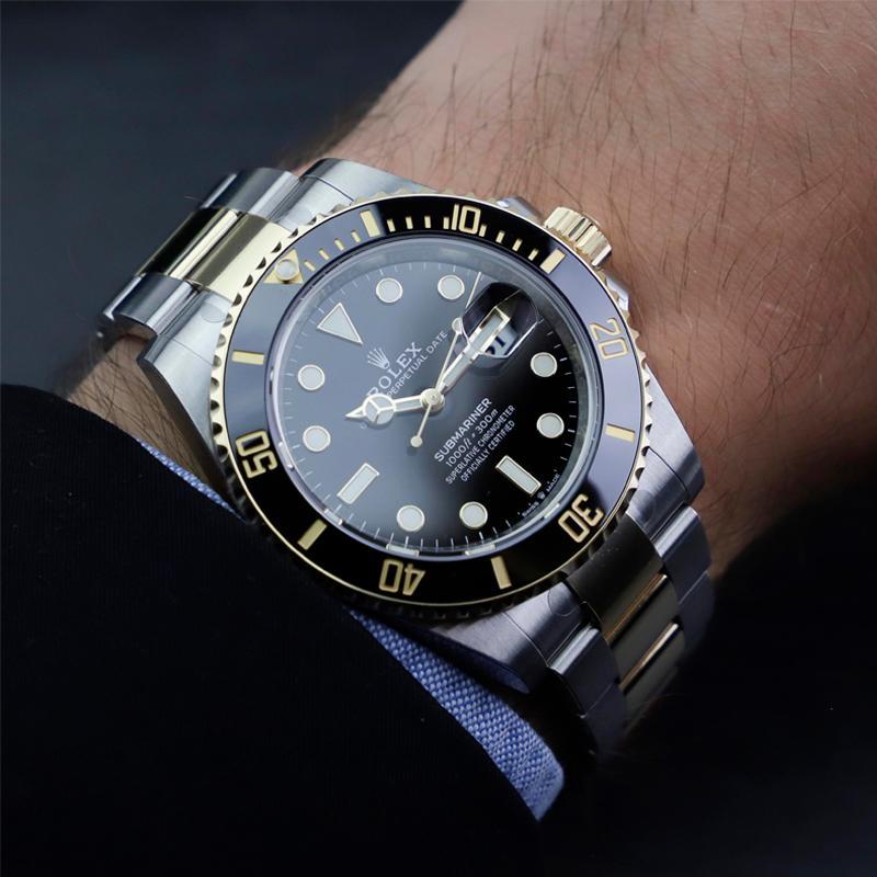 ROLEX サブマリーナー 自動巻き ブラック 文字盤 m126613ln-0002
