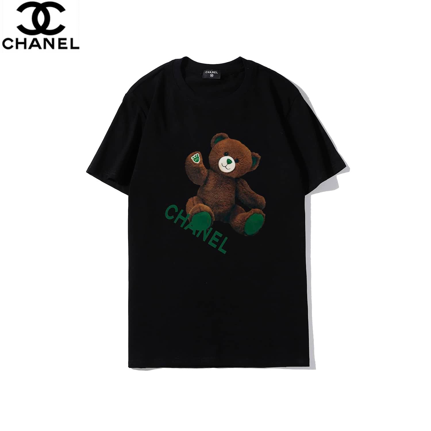 【CHANEL】2枚目半額！ロゴプリントTシャツ ブラック