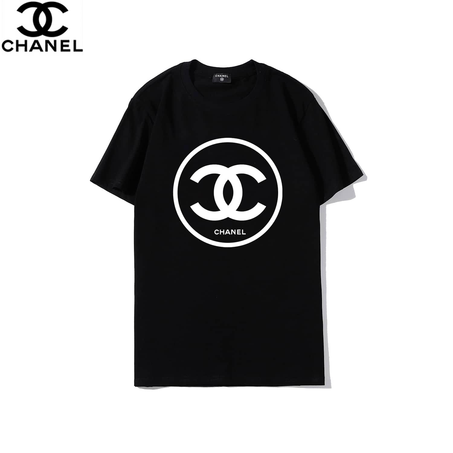 【CHANEL】2枚目半額！ロゴプリントTシャツ ブラック