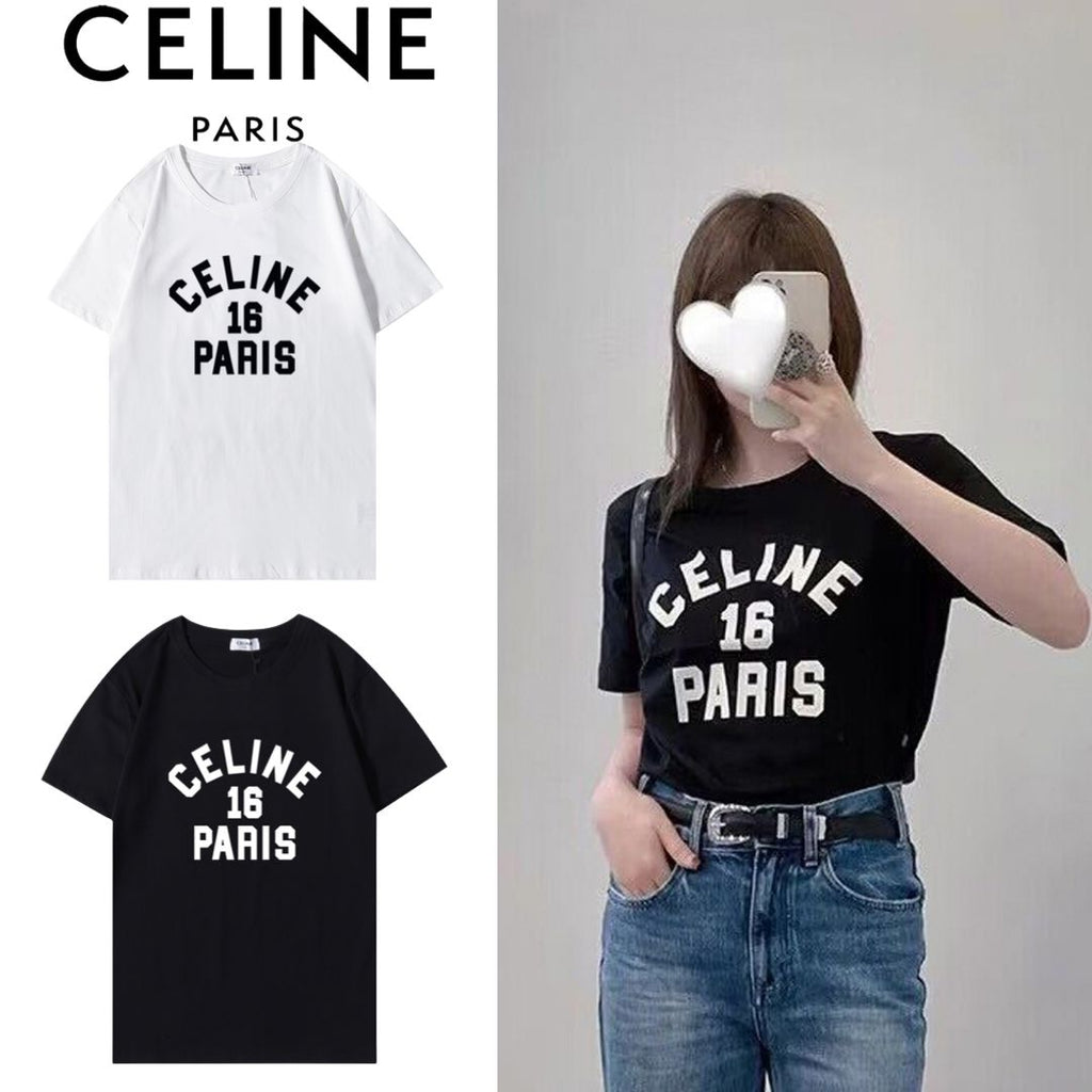 【CELINE】2枚目半額！LOOSE CELINE 16 PARIS Tシャツ