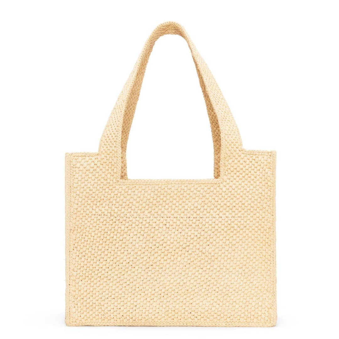【LOEWE】🔥バスケットバッグの最新作が登場！「MORE」雑誌掲載❤️本田 翼さんが推す！★Paula's ロゴ刺繍ラフィア トートバッグ