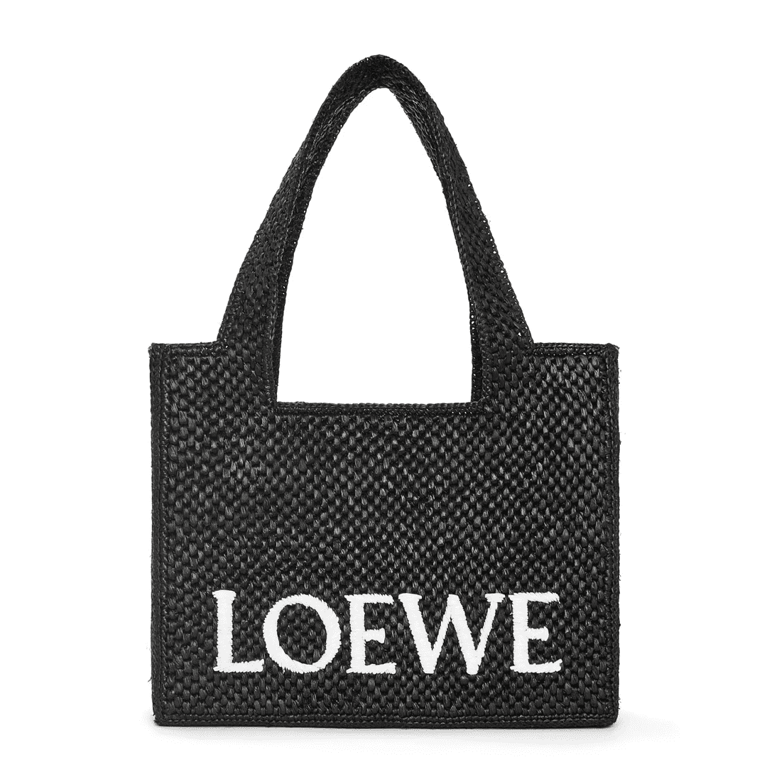 【LOEWE】🔥バスケットバッグの最新作が登場！「MORE」雑誌掲載❤️本田 翼さんが推す！★Paula's ロゴ刺繍ラフィア トートバッグ