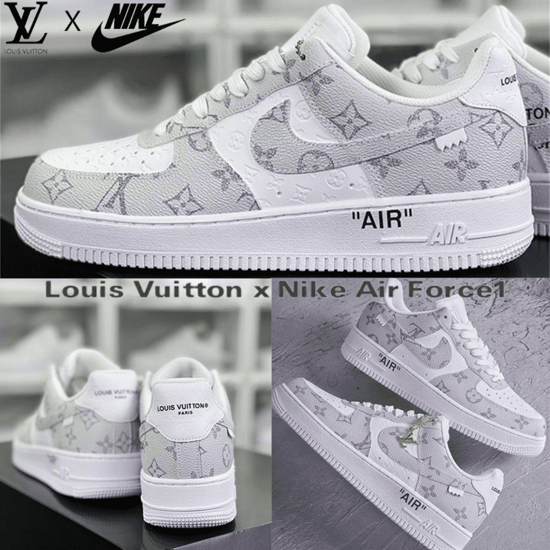 【LOUIS VUITTON X NIKE 限定出荷！】世界が欲しがる伝説の１足！Louis Vuitton × Air Force 1🔥お見逃しなく！