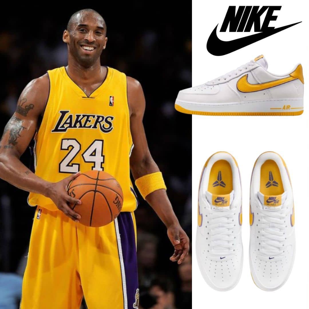 2月12日発売予定！❤️コービーファン垂涎のAir Force 1が登場！Kobe Bryant × Nike Air Force 1 Low 🔥限定発売、お見逃しなく！
