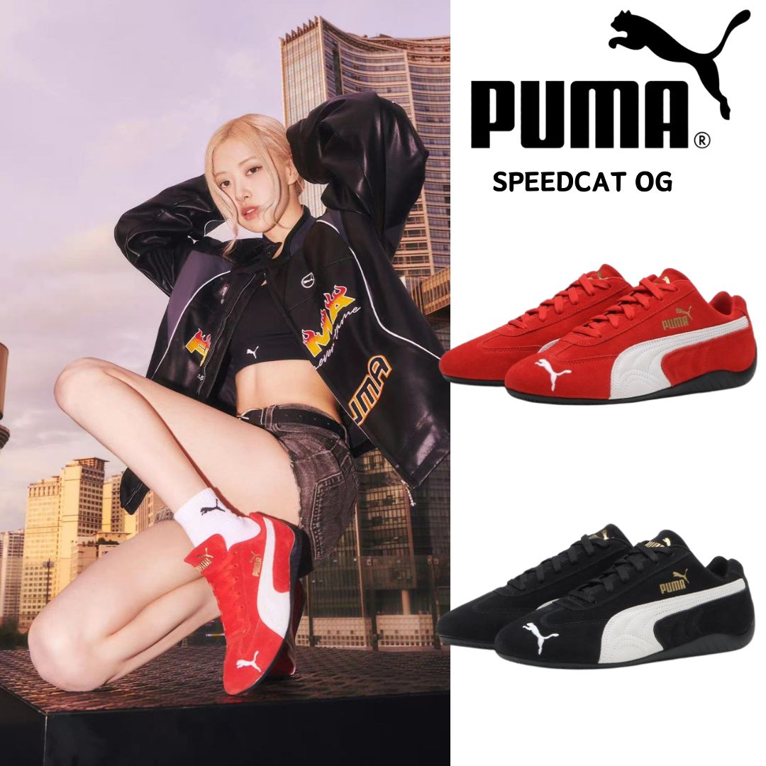 【PUMA】🔥大人気🌹Roséさん同項！人気のSPEEDCAT OG スニーカーが待望の再入荷💓日本人気上昇中↑↑↑男女兼用