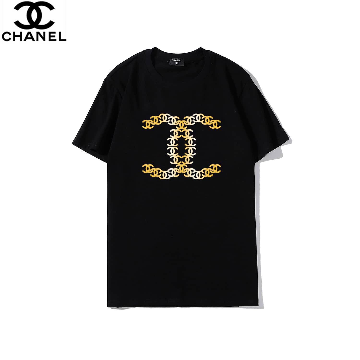 【CHANEL】2枚目半額！ロゴプリントTシャツ ブラック