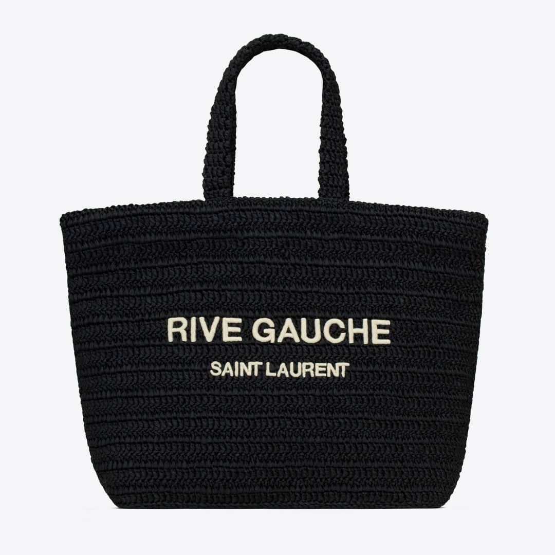 【SAINT LAURENT】🔥Vivi雑誌掲載🔥夏感あふれる新作バッグが登場！❤️藤井 サチ、東原亜希さんが推す！Raffia ”リヴ・ゴーシュ”トートバッグ