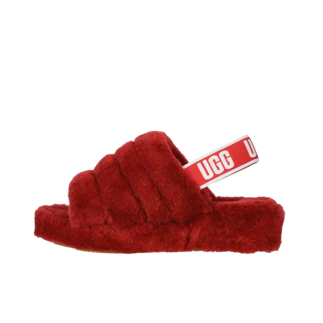 雑誌掲載！★今季大人気！【UGG】軽量厚底♡FLUFF YEAH SLIDE