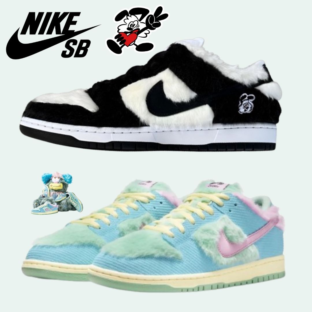 【NIKE】11月20日発売｜2024年最新限定版！秋冬に大活躍！Verdy x Nike SB Dunk Low “Visty”＆”Vick” スケボーシューズ