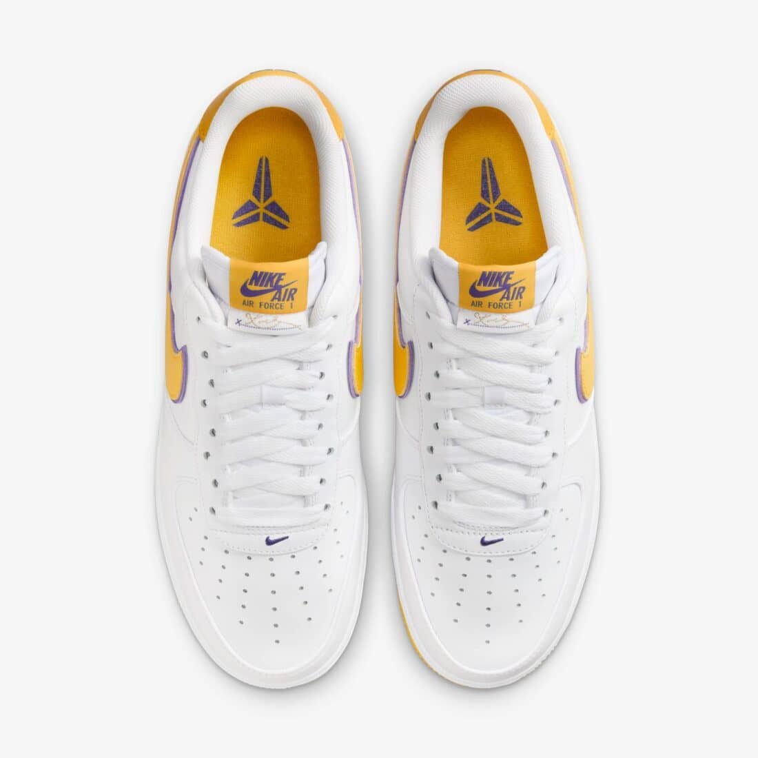 2月12日発売予定！❤️コービーファン垂涎のAir Force 1が登場！Kobe Bryant × Nike Air Force 1 Low 🔥限定発売、お見逃しなく！