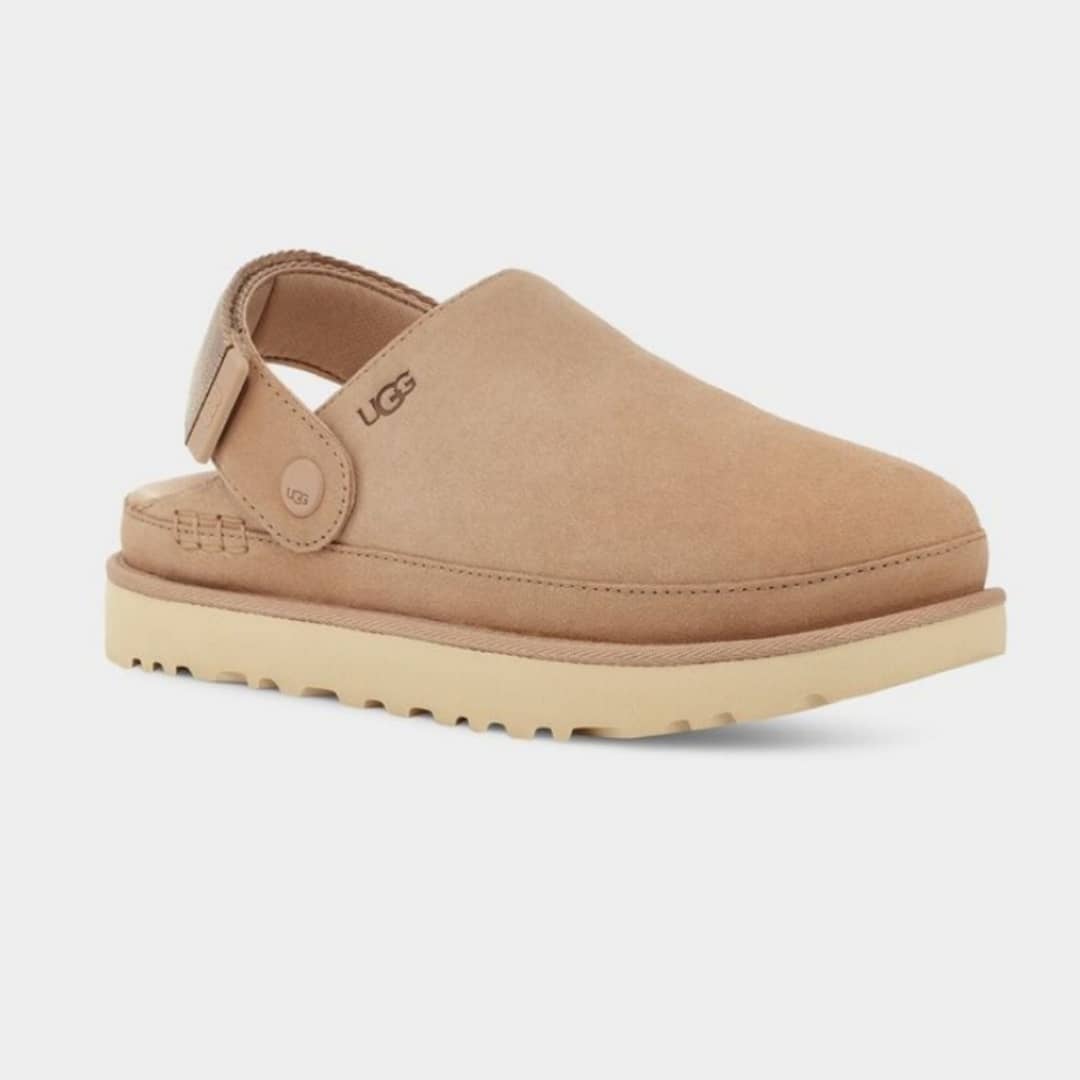 【UGG】秋の新作！💓2024年9月発売予定！ ★Goldenstar Clog 男女兼用スエードストラップサンダル🔥大活躍！今絶対買うべき！