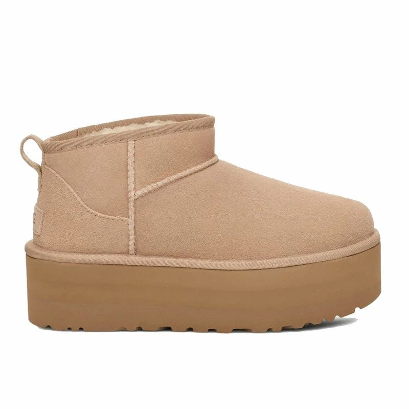【UGG】💓寒い冬に履きやすい！Classic Ultra Mini Platform 厚底 ブーツ 💓当店一番人気！売れてます