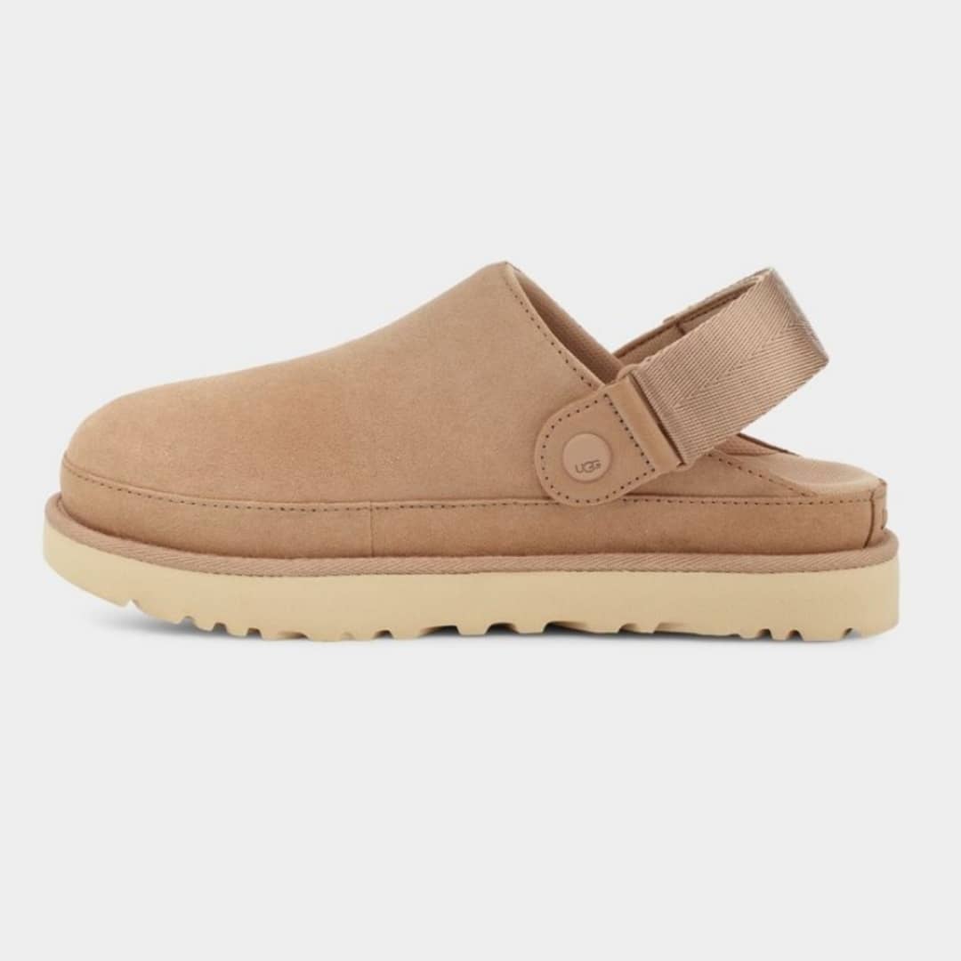 【UGG】秋の新作！💓2024年9月発売予定！ ★Goldenstar Clog 男女兼用スエードストラップサンダル🔥大活躍！今絶対買うべき！