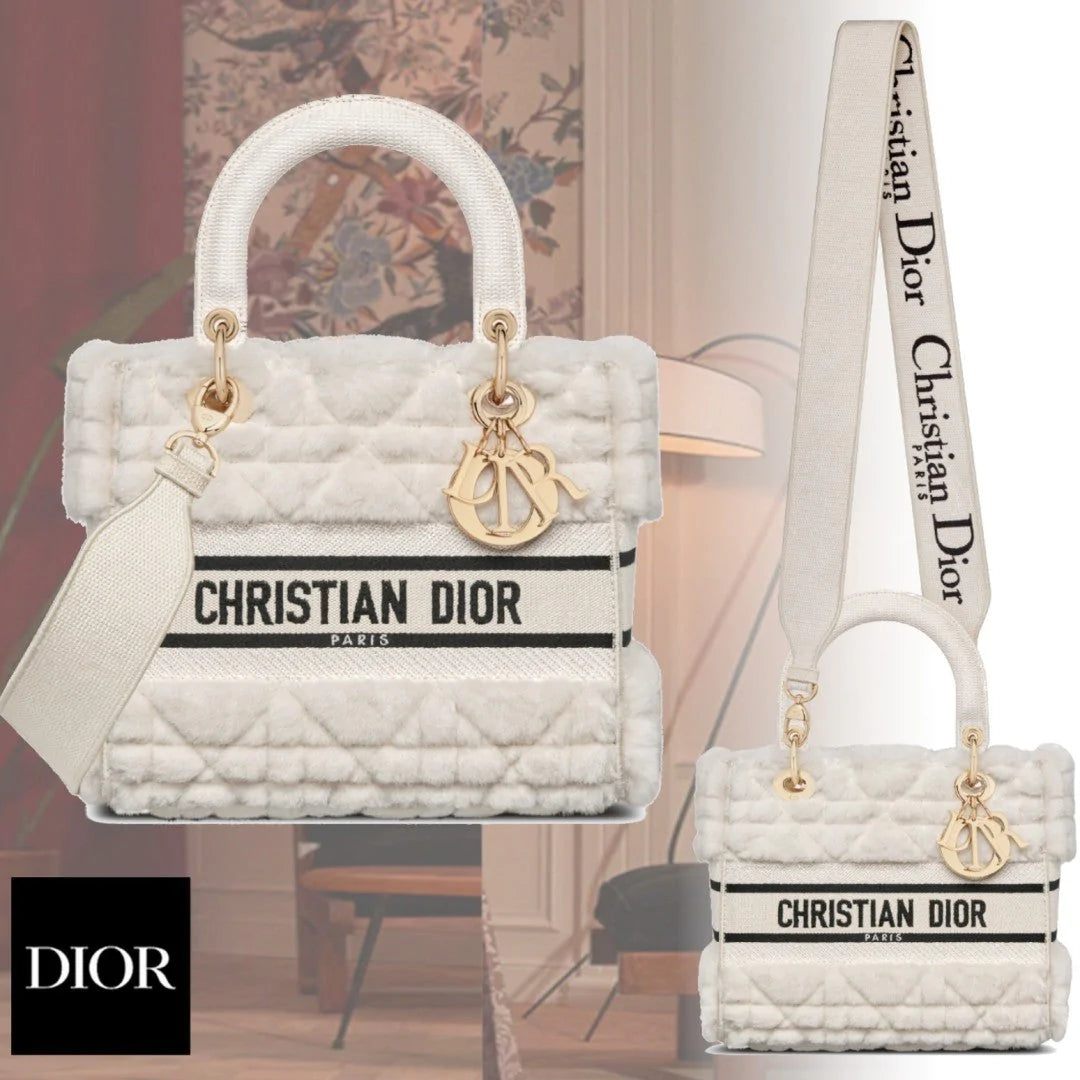 【大人気】DIOR 2022秋冬新作 ディオール LADY D-LITE ミディアム バッグ