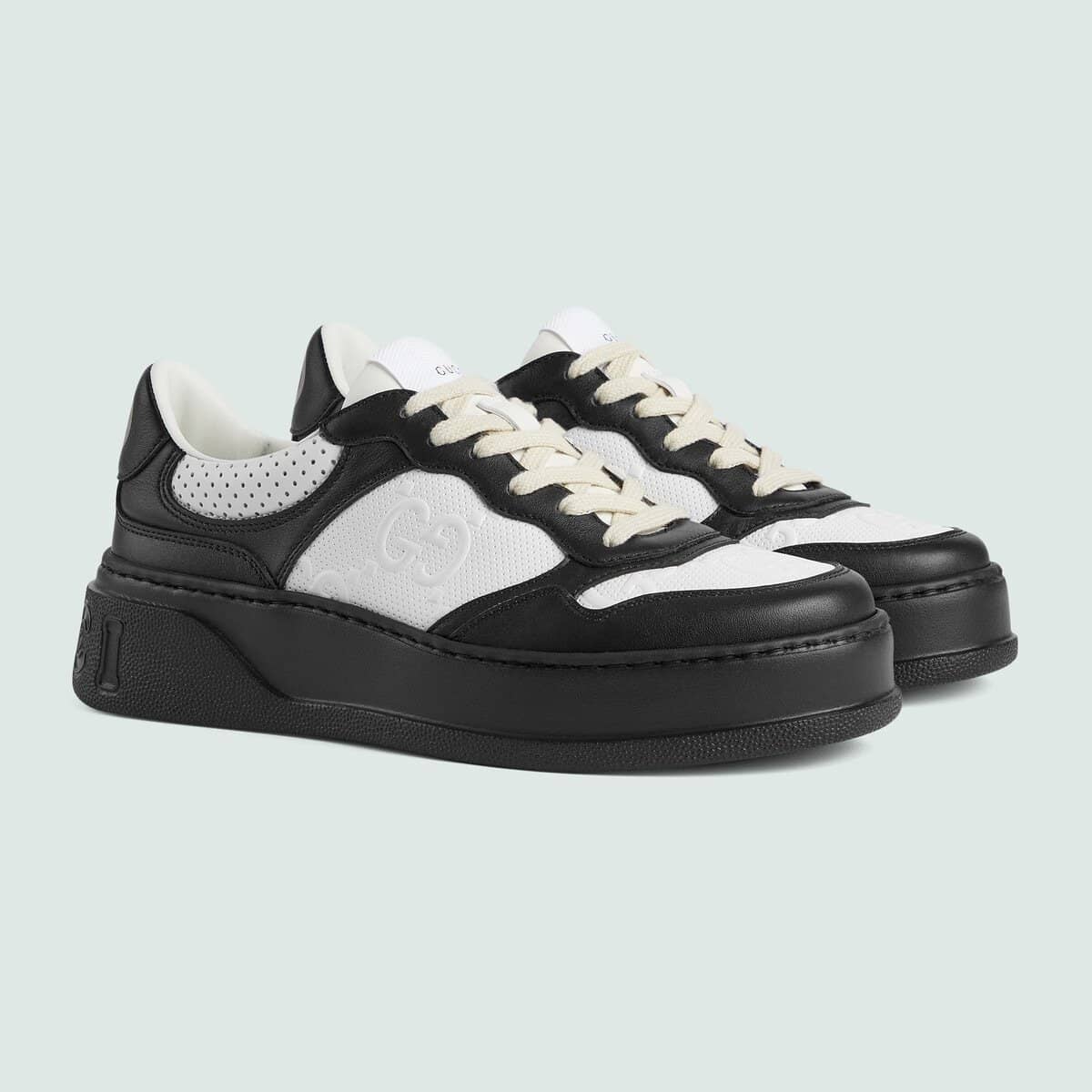 【GUCCI】2023新限定カラー！男女兼用 GGエンボス  スニーカー