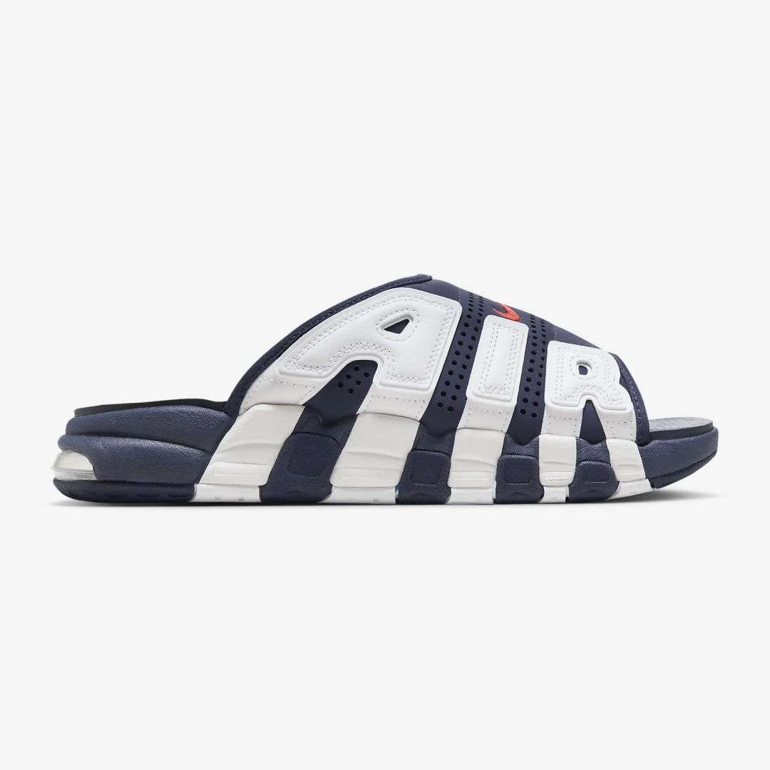 【NIKE在庫限り】最新作！国内7月25日より発売★「Air More Uptempo Slide “Olympic”」エアクッションサンダル🔥夏のマストアイテム☆お早めに！