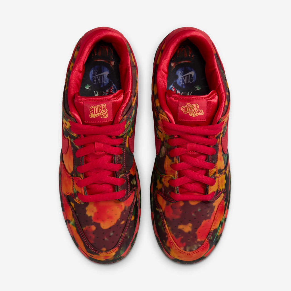 12月23日発売！オズの魔法使いとコラボしたSBダンクが登場！The Wizard of Oz × Nike SB Dunk Low "Poppy Field"スニーカー