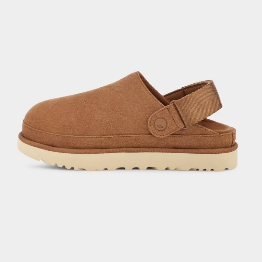 【UGG】秋の新作！💓2024年9月発売予定！ ★Goldenstar Clog 男女兼用スエードストラップサンダル🔥大活躍！今絶対買うべき！