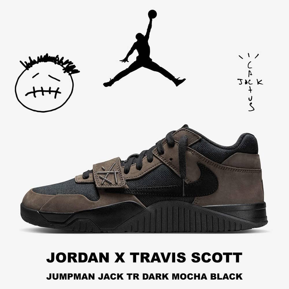 【JORDAN X TRAVIS SCOTT】11/26・11/30発売｜人気新色が登場！JUMPMAN JACK TR DARK MOCHA BLACK